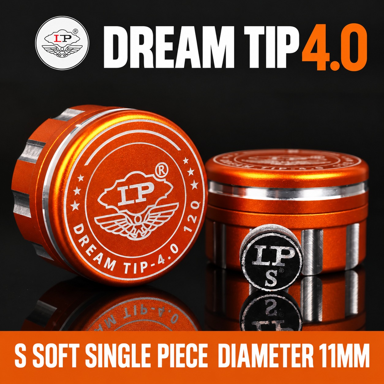 LP Dream Tip 4.0 eleven-millimeter billiard cue tip